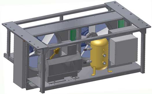 Photo: Condenser with Copeland Compressor