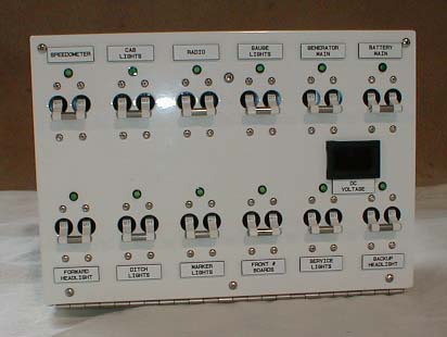Steam locomotive electical box