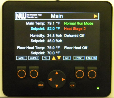 Display of Programmable Version of Controller