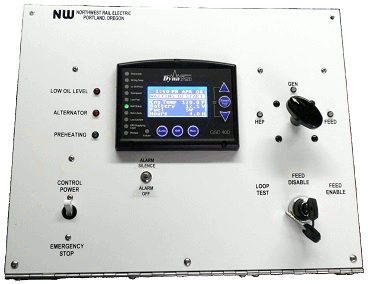 Generator Control system for Emergency Backup and HEP trainline feed