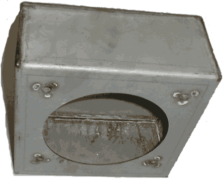 COMM or MU Receptacle Mounting Box, Single Hole