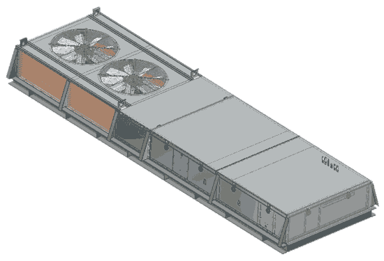 NW-4 Rooftop Railway Air Conditioning Unit